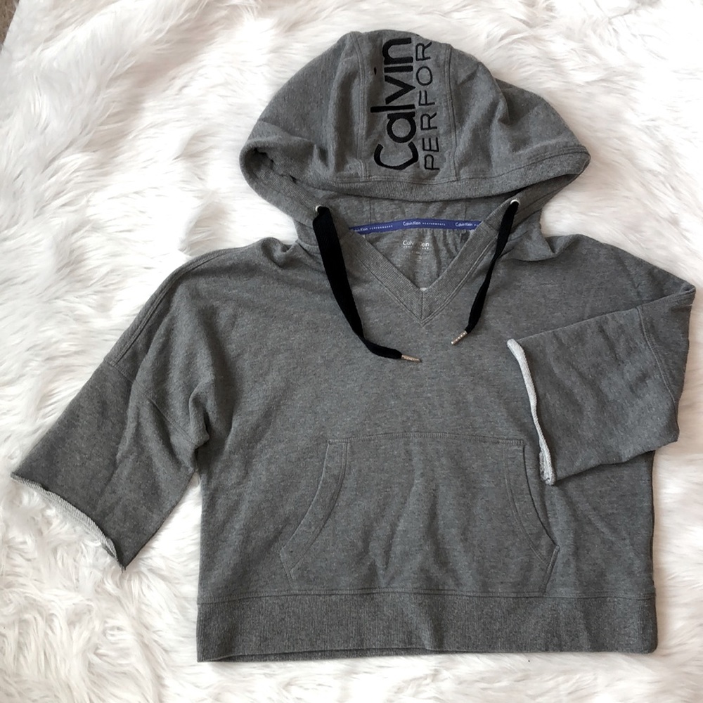 Calvin Klein Performance Cropped Hoodie, Size S